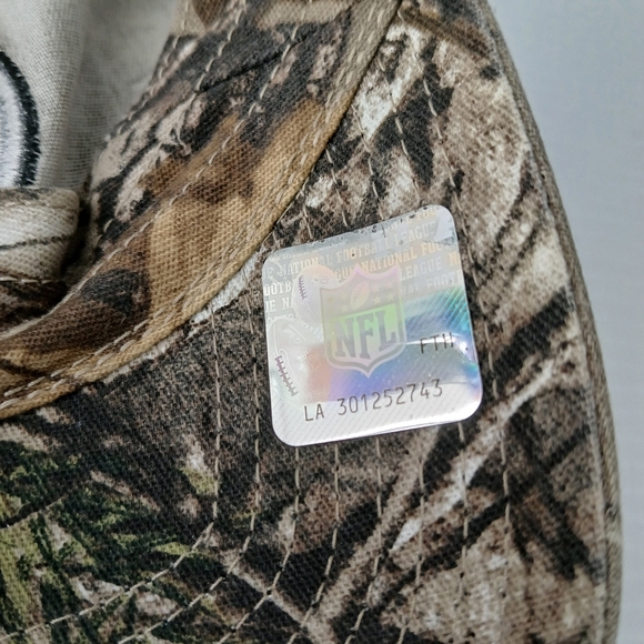 NWT Pittsburgh Steelers '47 Clean Up Realtree Camo Adjustable Baseball Cap - Picture 8 of 9